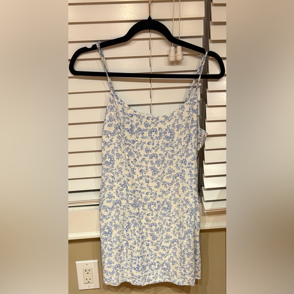 Z Supply Blue and White Floral Camisole